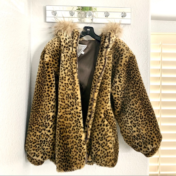 Marvin Richards Jackets & Blazers - Vintage J. Percy for Marvin Richards Faux Fur Coat